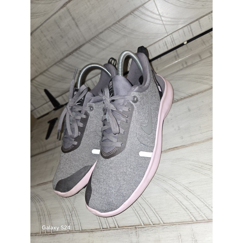 Nike Flex Experience Women's Size 7.5 Running Sports Shoes Gray Pink Tennis